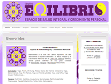 Tablet Screenshot of centro-equilibrio.com